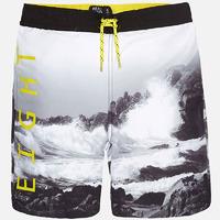 Boy print swim trunks with pocket Mayoral