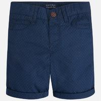 boy print twill shorts mayoral