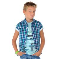 Boy short sleeve check shirts Mayoral