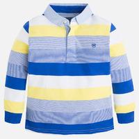 Boy long sleeve polo with rib knit cuffs Mayoral