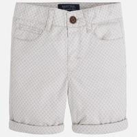 Boy print twill shorts Mayoral