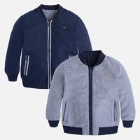 Boy reversible windbreaker jacket with hood Mayoral