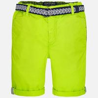 boy sport chino shorts with belt mayoral