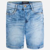 Boy denim shorts with stonewash effect Mayoral