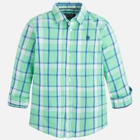 boy long sleeve check shirt mayoral