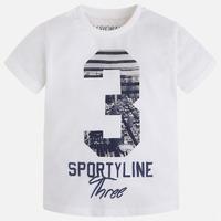 boy short sleeve t shirt with rib knit mayoral