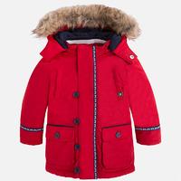 Boy parka with faux fur in hood Mayoral