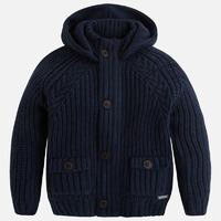 Boy knit cardigan with hood Mayoral