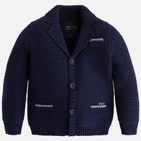Boy cotton and acrylic knit jacket Mayoral