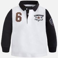 Boy long sleeve rugby polo shirt Mayoral