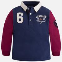 Boy long sleeve rugby polo shirt Mayoral