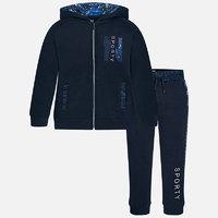 boy tracksuit with zipped hoodie mayoral