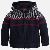 Boy knit fantasy cardigan with hood Mayoral