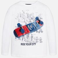 boy cotton and long sleeve t shirt mayoral