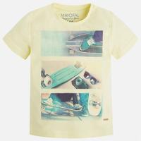 boy short sleeve t shirt with print mayoral