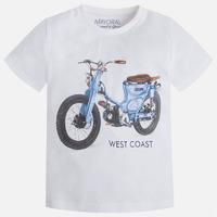 boy short sleeve t shirt motorbike print mayoral