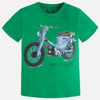 boy short sleeve t shirt motorbike print mayoral