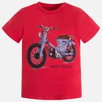 Boy short sleeve t-shirt motorbike print Mayoral