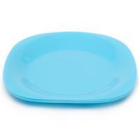 boyz toys picnic plate 4 pack blue