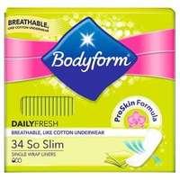 Bodyform So Slim Pantyliners 34 Pack