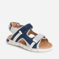 boy sport sandals with suede and leatherette details mayoral