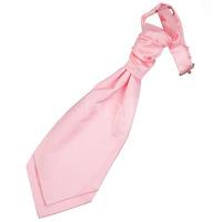 Boy\'s Plain Baby Pink Satin Scrunchie Cravat
