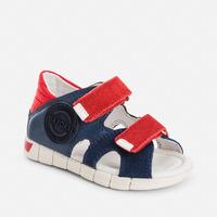 Boy sport sandals with double rip tape Mayoral