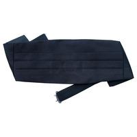 boys plain black satin cummerbund 2 7 years