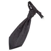 boys swirl black scrunchie cravat
