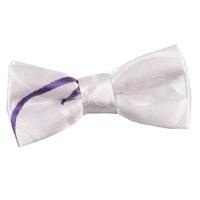 Boy\'s Scroll Purple Bow Tie