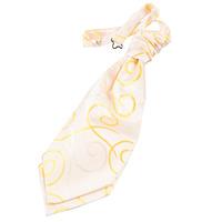 Boy\'s Scroll Gold Scrunchie Cravat