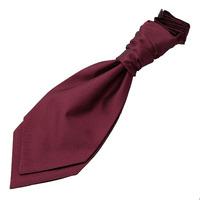 boys solid check burgundy scrunchie cravat