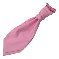 Boy\'s Solid Check Light Pink Scrunchie Cravat