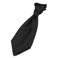 Boy\'s Greek Key Black Scrunchie Cravat