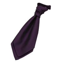 Boy\'s Greek Key Cadbury Purple Scrunchie Cravat