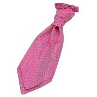 Boy\'s Greek Key Fuchsia Pink Scrunchie Cravat