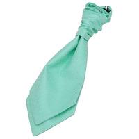Boy\'s Greek Key Mint Green Scrunchie Cravat