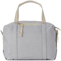 Borbonese light grey jet fabric bowler bag women\'s Handbags in grey
