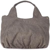 Borbonese Saville handbag in o.p. natural jet women\'s Handbags in brown