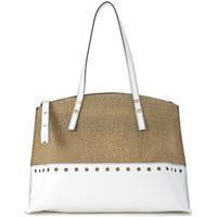 borbonese white safari graffiti handbag womens handbags in other