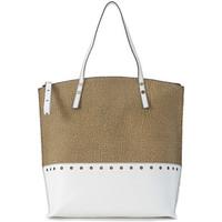 borbonese graffiti safari and white handbag womens handbags in other