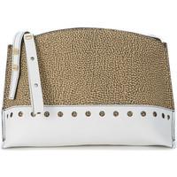 borbonese white safari graffiti handbag womens shoulder bag in other