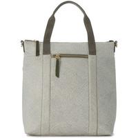 Borbonese shopping bag in hunter green jet fabric women\'s Shoulder Bag in green