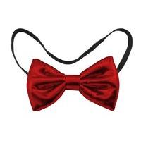 Bow Tie Metallic Red