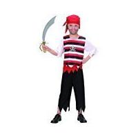 Boys Pirate Boy Child 158cm Costume Large 11-13 Yrs (158cm) For Buccaneer Fancy