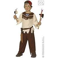 Boys Little Indian Boy Child Costume For Wild West Cowboy Fancy Dress