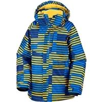 boys evo fly jacket hyper blue print