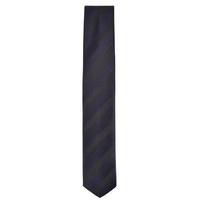 boss diagonal stripe silk tie