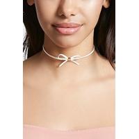 Bow-Front Faux Leather Choker