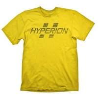 borderlands hyperion logo mens t shirt medium yellow ge1707m